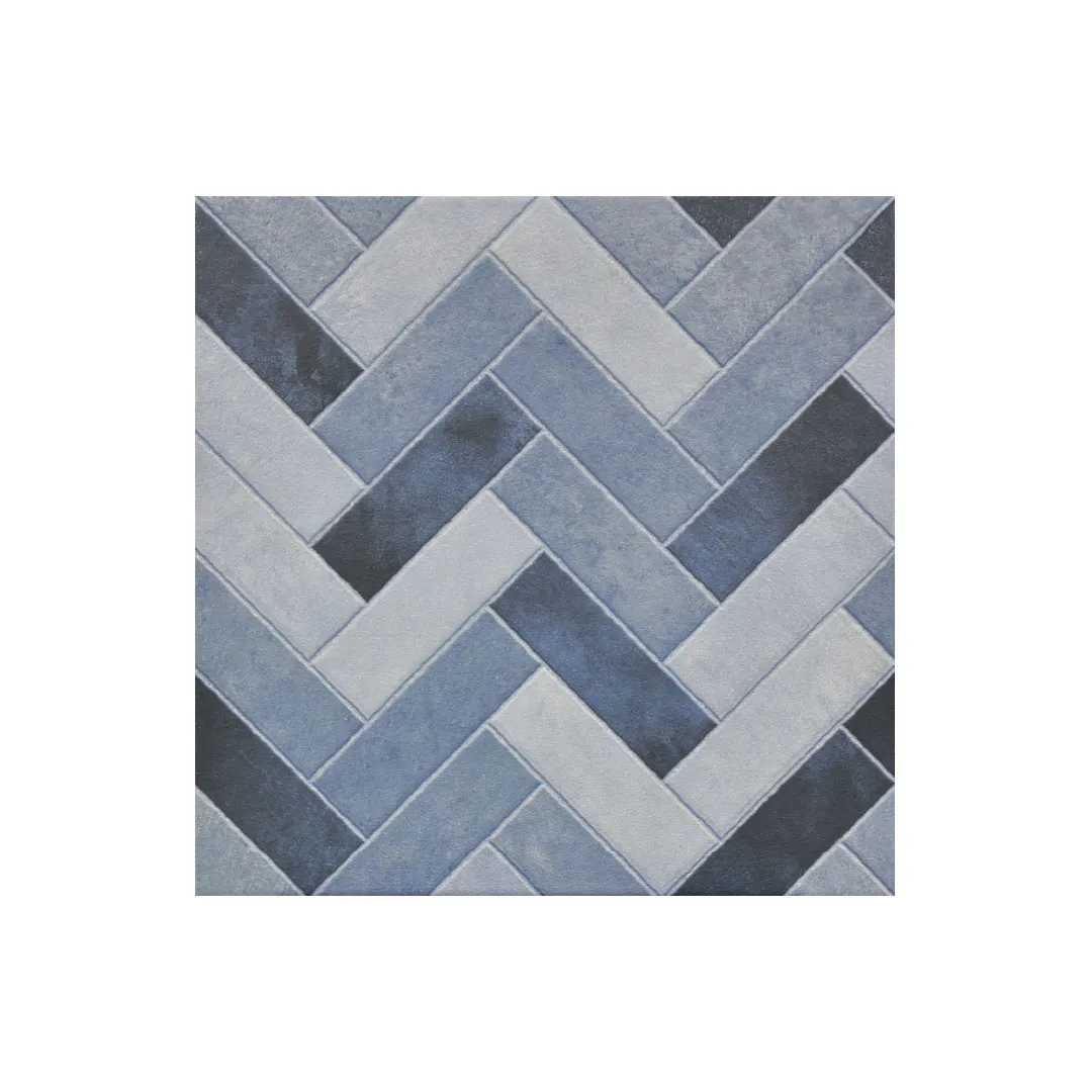 ESPAÑA CLASSIC TILES TECL0922-F4414 BLUE CERAMIC FLOOR, RUSTIC PATTERN